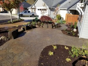 Front yard landscaping- Camas WA- Belgard pavers- landscaping- hardscapes- patios-